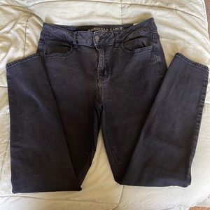 American Eagle Hi-Rise Black Jeggings